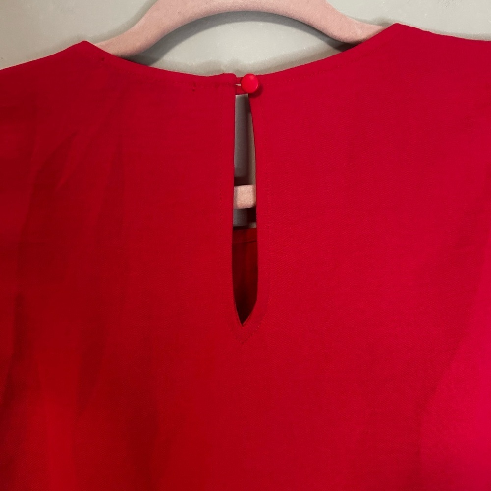 NWT Gilli Hot Pink Sleeveless Peplum Blouse, Size S - Picture 6 of 10